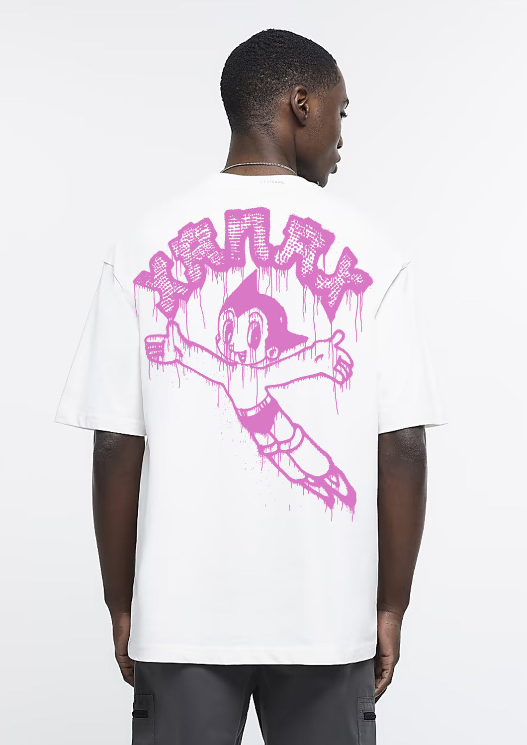 Astro Boy Xanax T-Shirt - White/Pink