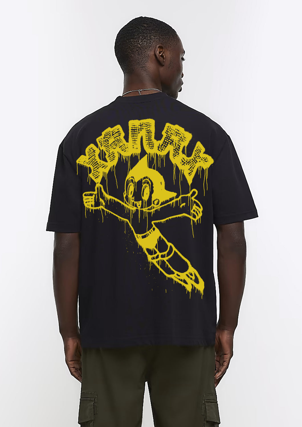 Astro Boy Xanax T-Shirt - Black/Yellow